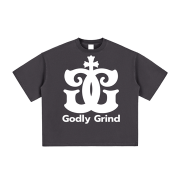 Vintage Washed Boxy T-Shirt - Godlygrind