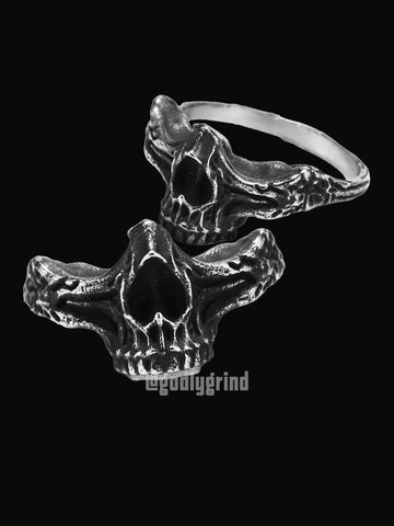 Bridge of Nose Skull Rings