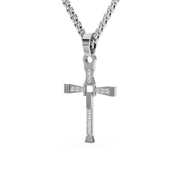 Dynamic Cross Pendant Necklace