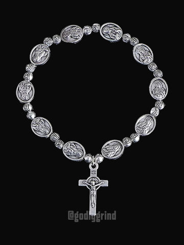Sanctus Rosary Cross Bracelet