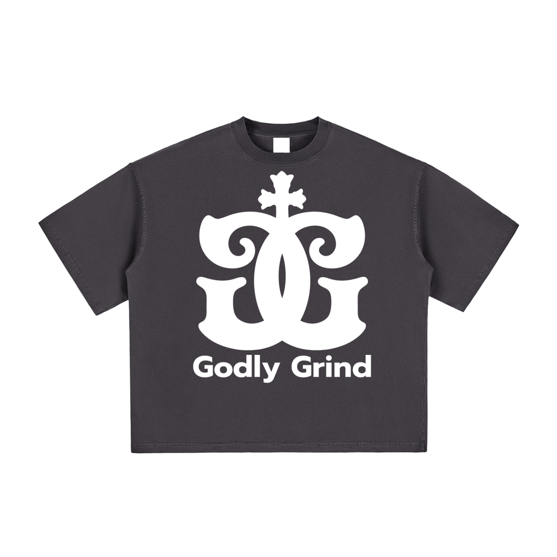 Vintage Washed Boxy T-Shirt - Godlygrind
