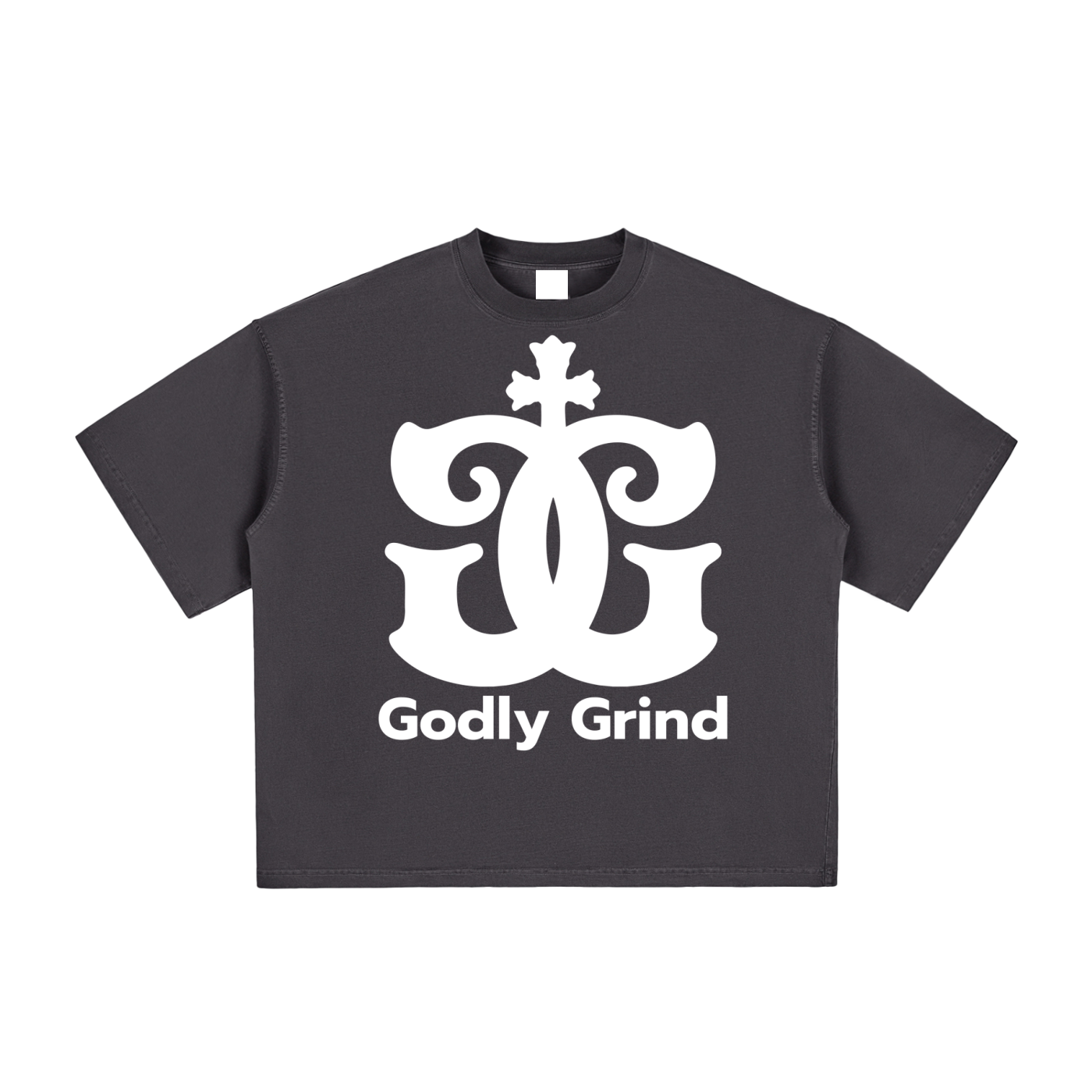 Vintage Washed Boxy T-Shirt - Godlygrind