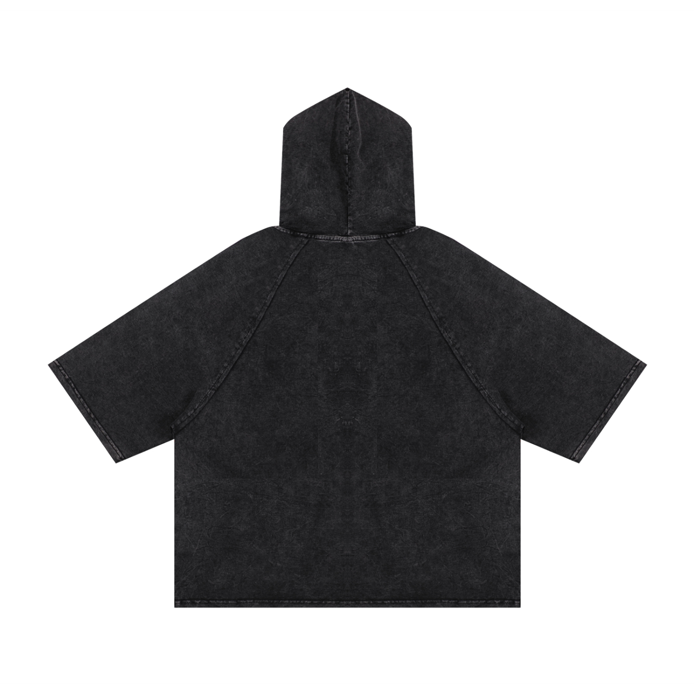 Snow Washed Hooded Boxy T-Shirt - Godlygrind