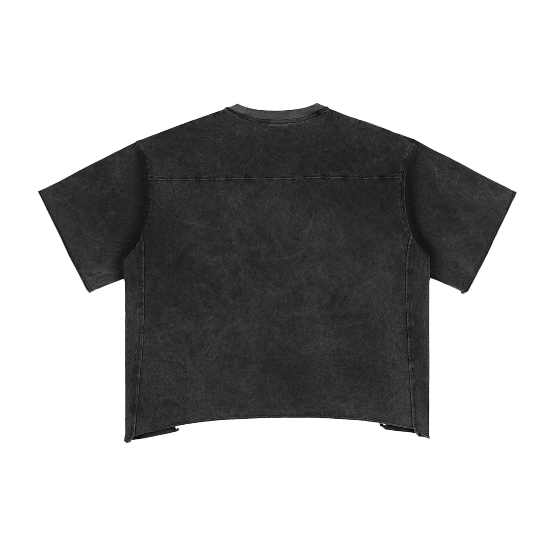Raw Edge Snow Washed Boxy T-Shirt - Godlygrind