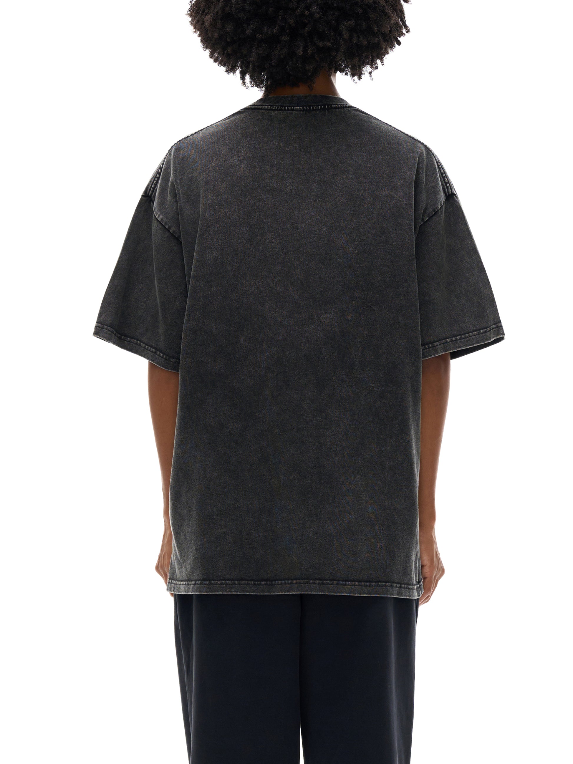 Faith Over Fear Pixel Design Acid Wash Tshirt - Godlygrind