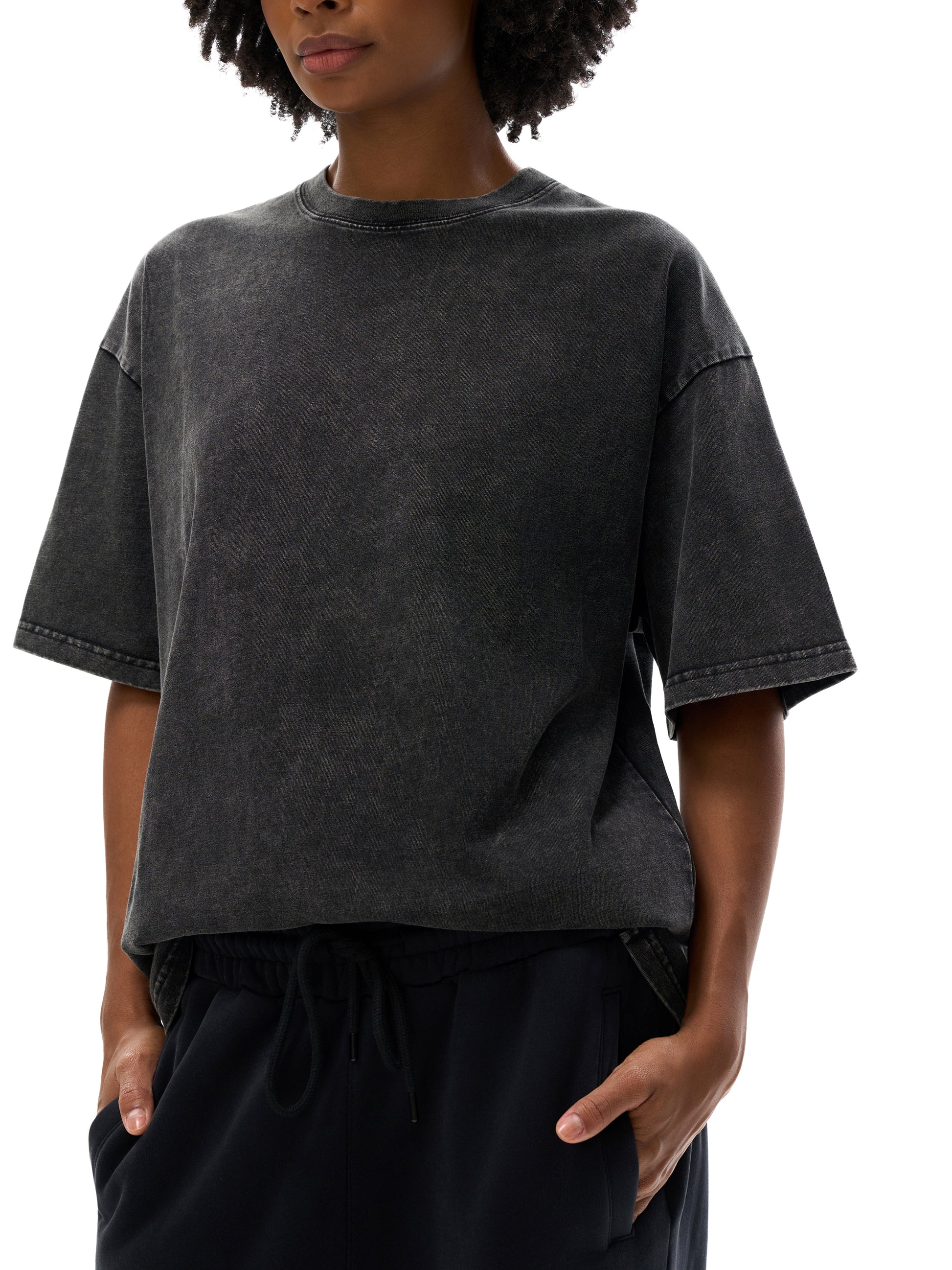 Faith Over Fear Pixel Design Acid Wash Tshirt - Godlygrind