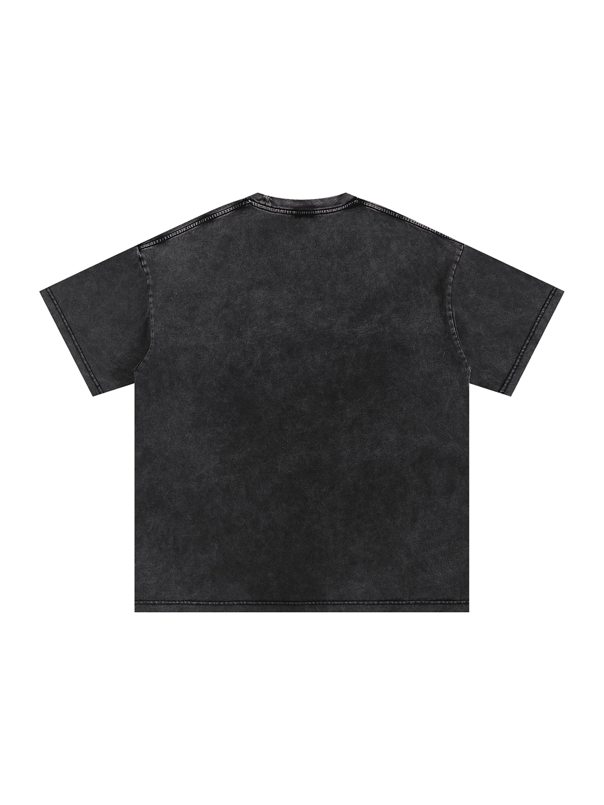 Faith Over Fear Pixel Design Acid Wash Tshirt - Godlygrind