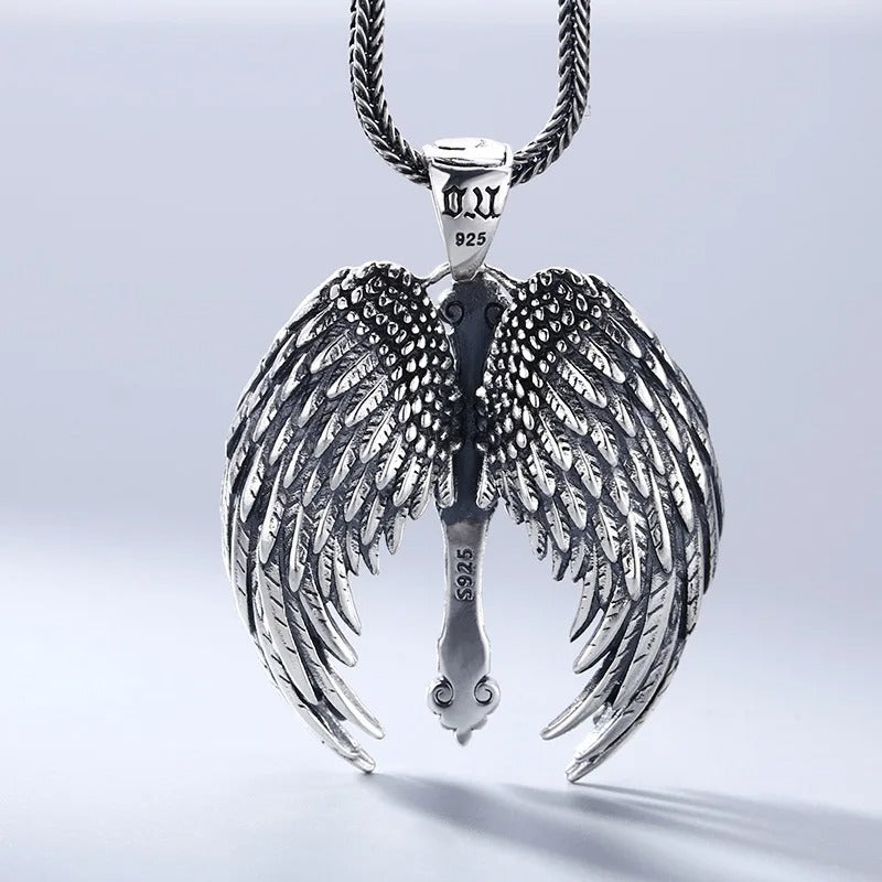 Angelic Cross Necklace – Symbol of Faith, Protection & Freedom - Godlygrind