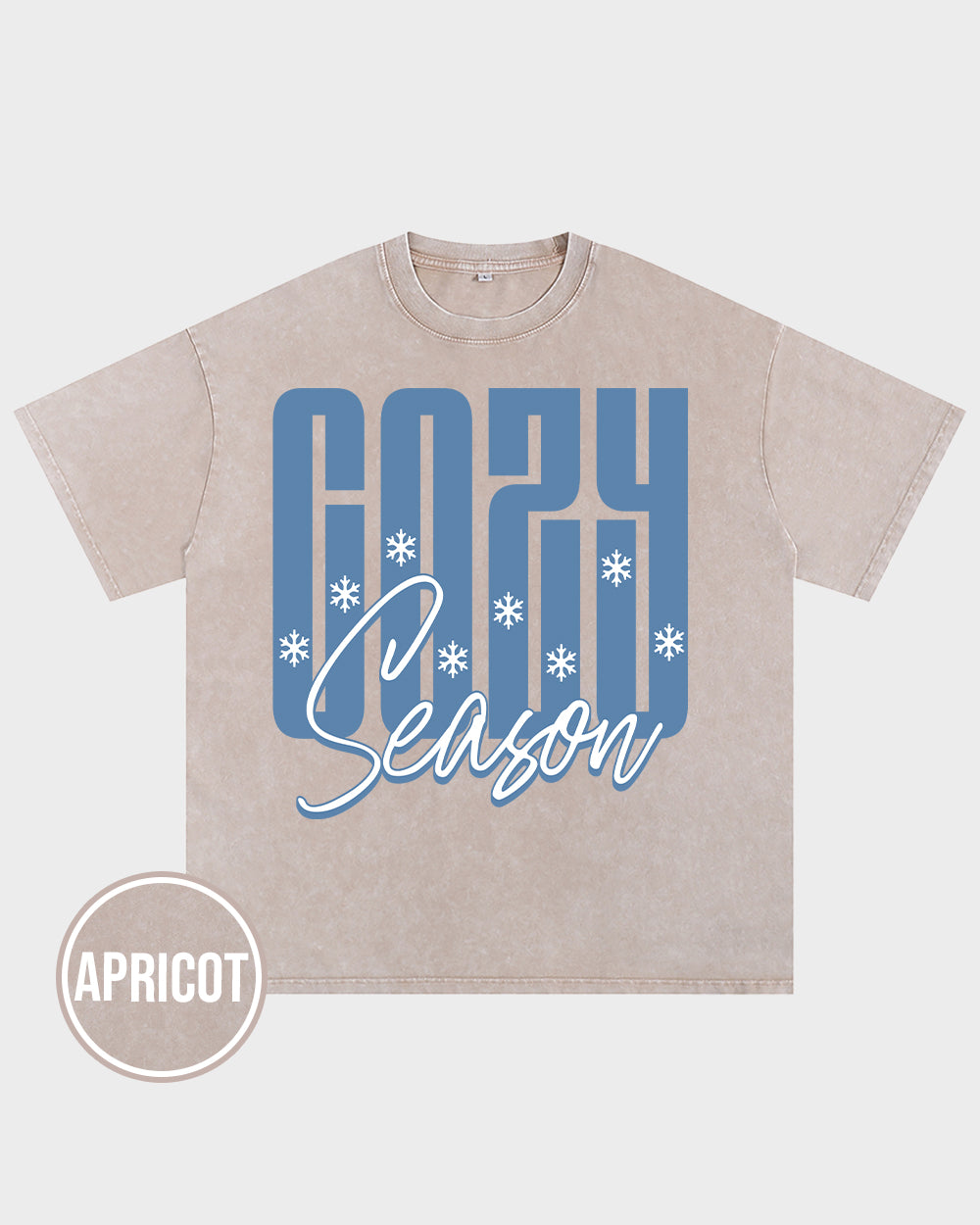 Cozy Season Acid Wash Tshirt - Godlygrind