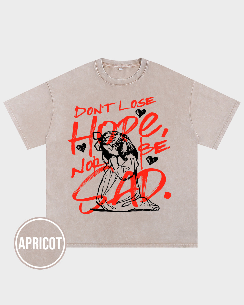 Faith-Don't lose hope Acid Wash Tshirt - Godlygrind