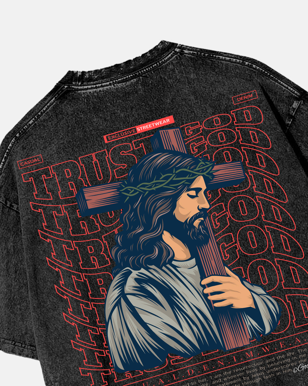 Belive Always Jesus Washed Shirt - Godlygrind