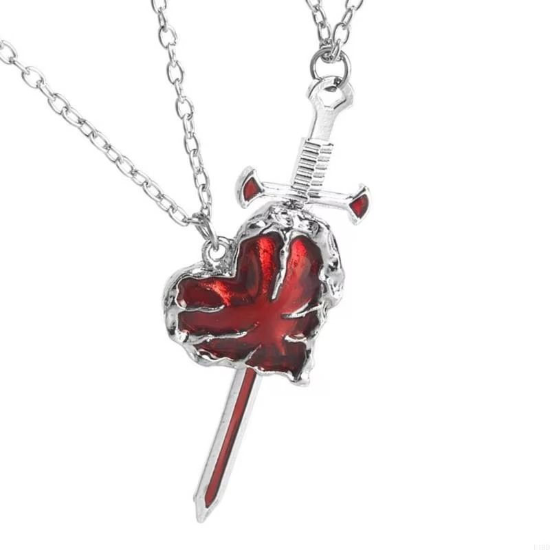 Bloodbound Heart And Blade Necklace
