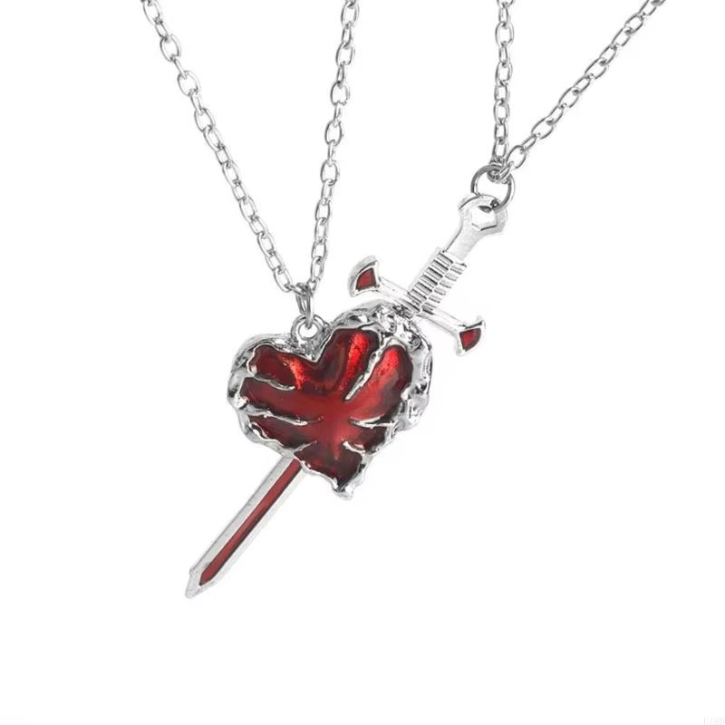 Bloodbound Heart And Blade Necklace