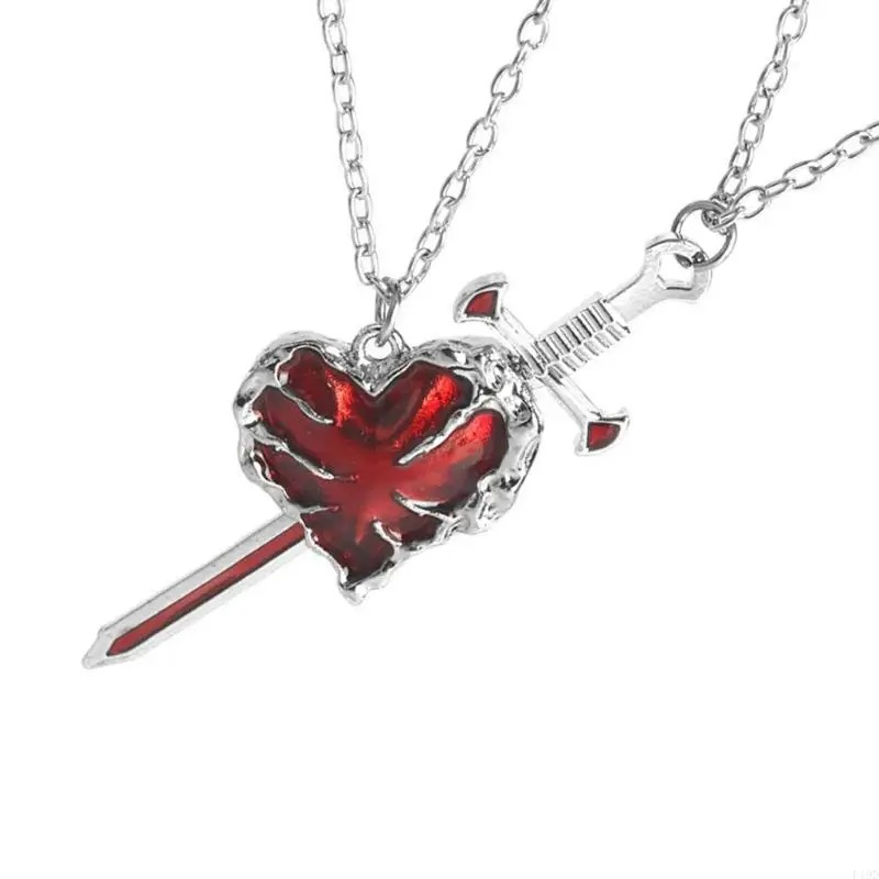 Bloodbound Heart And Blade Necklace