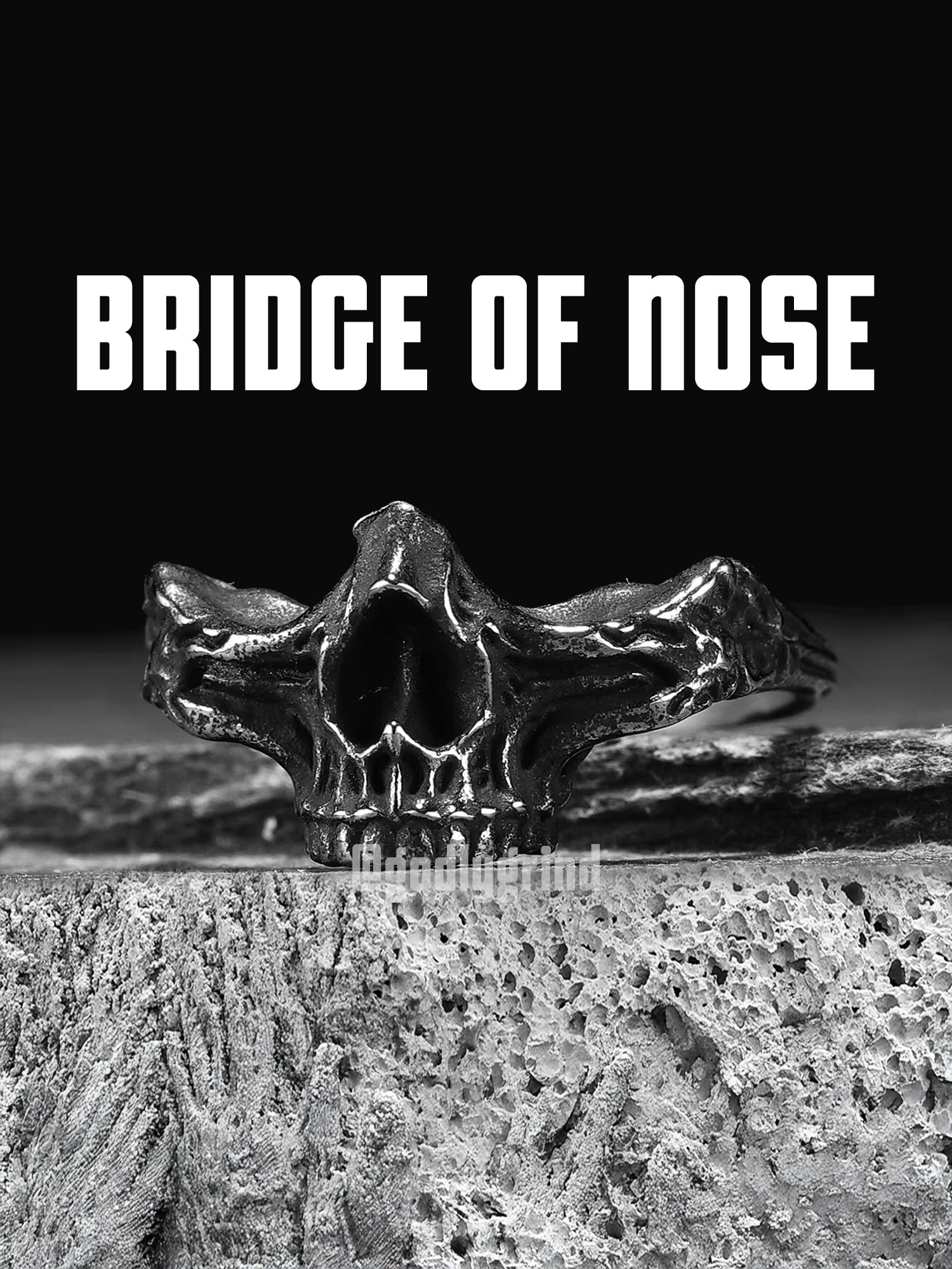 Bridge of Nose Skull Rings