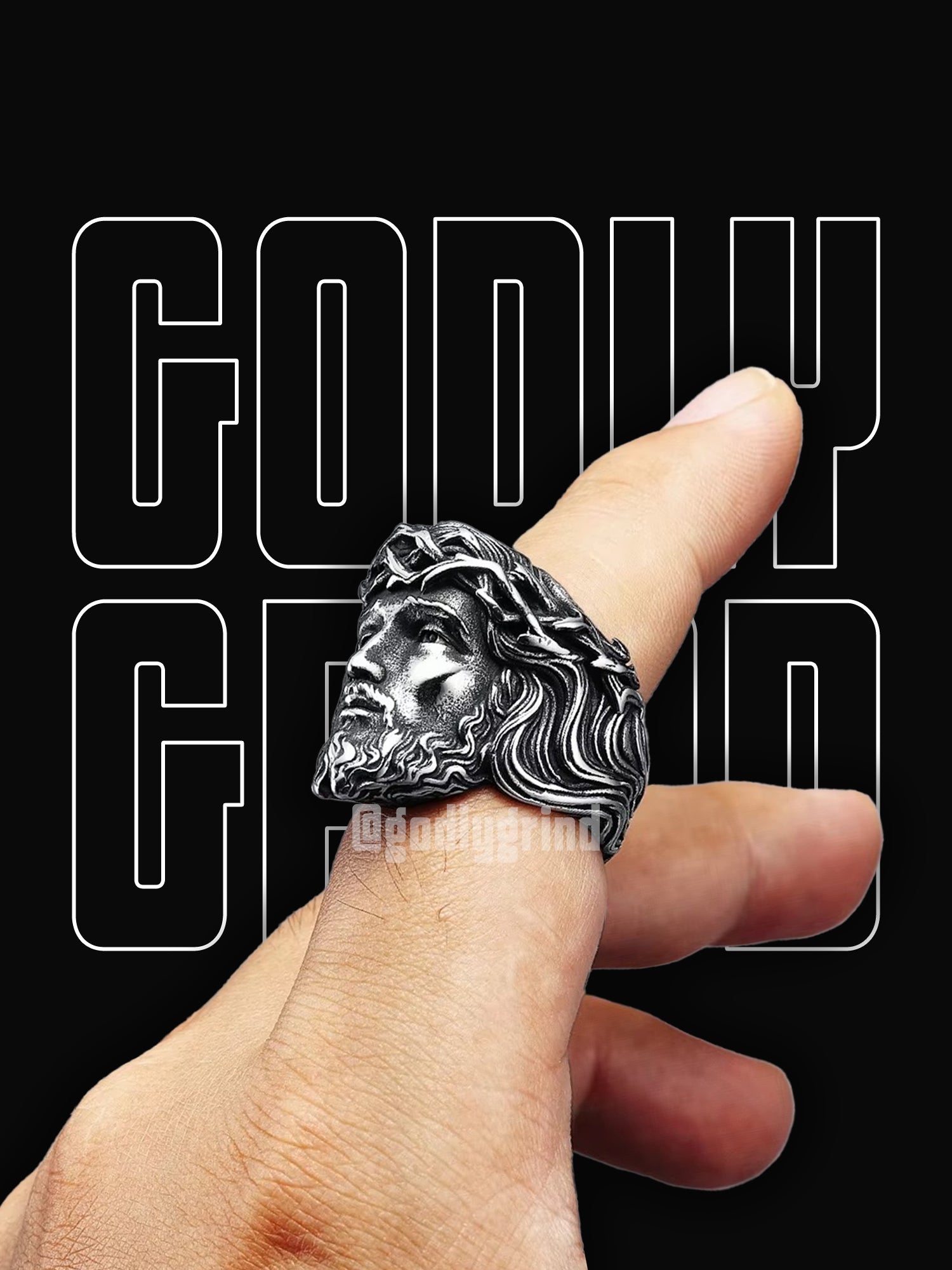 Christian Jesus Ring
