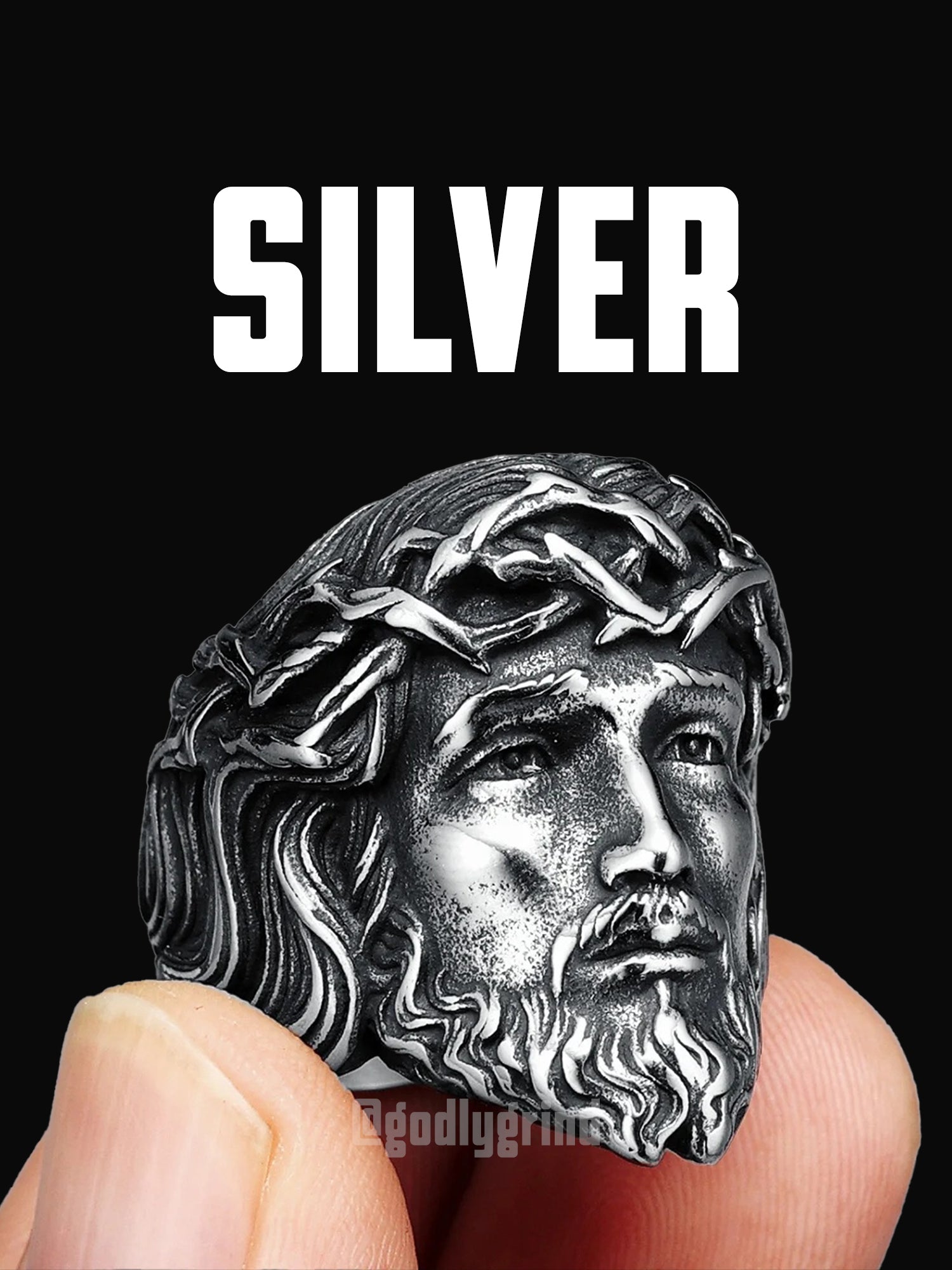 Christian Jesus Ring