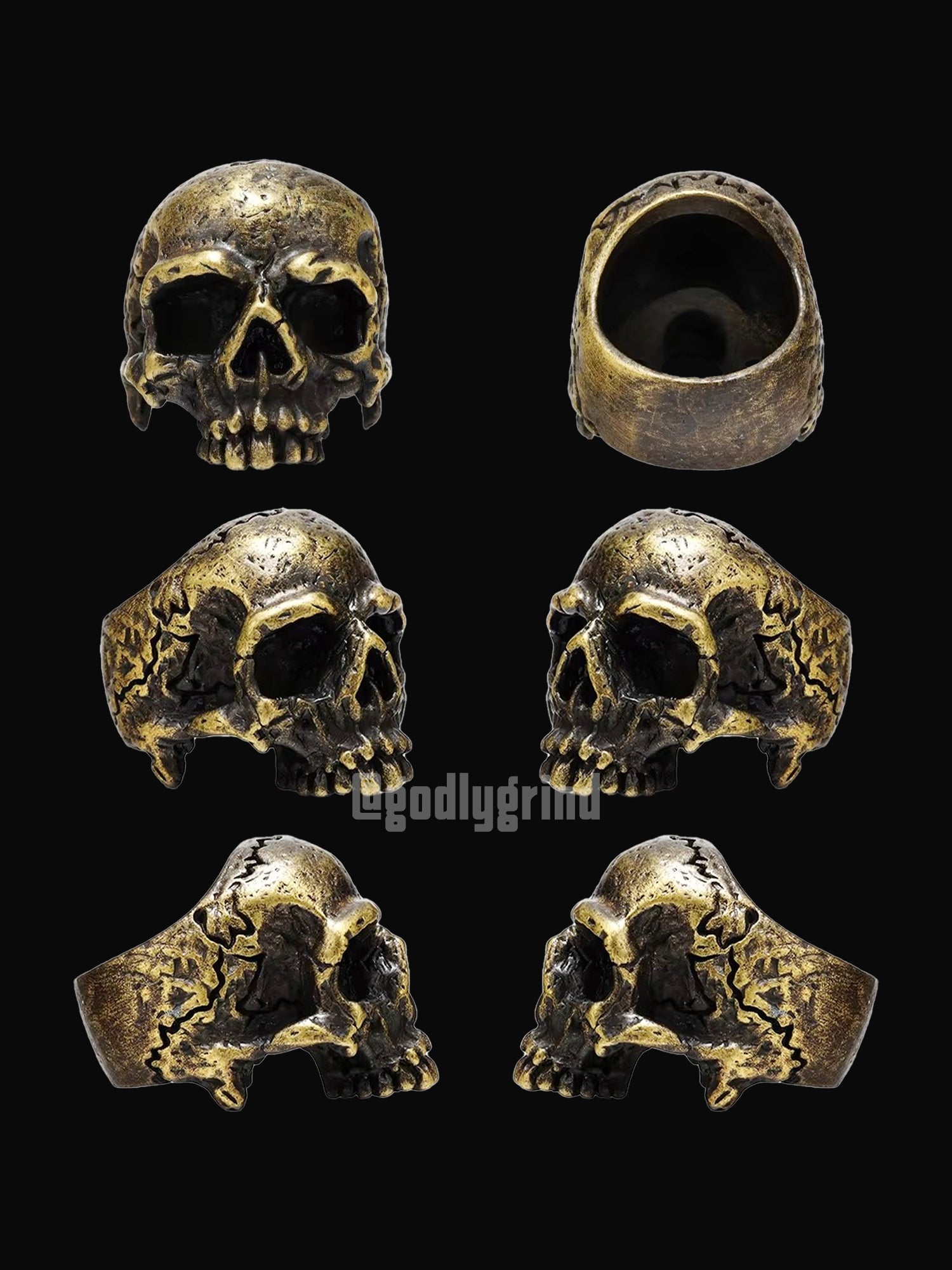Copper Skull Rings