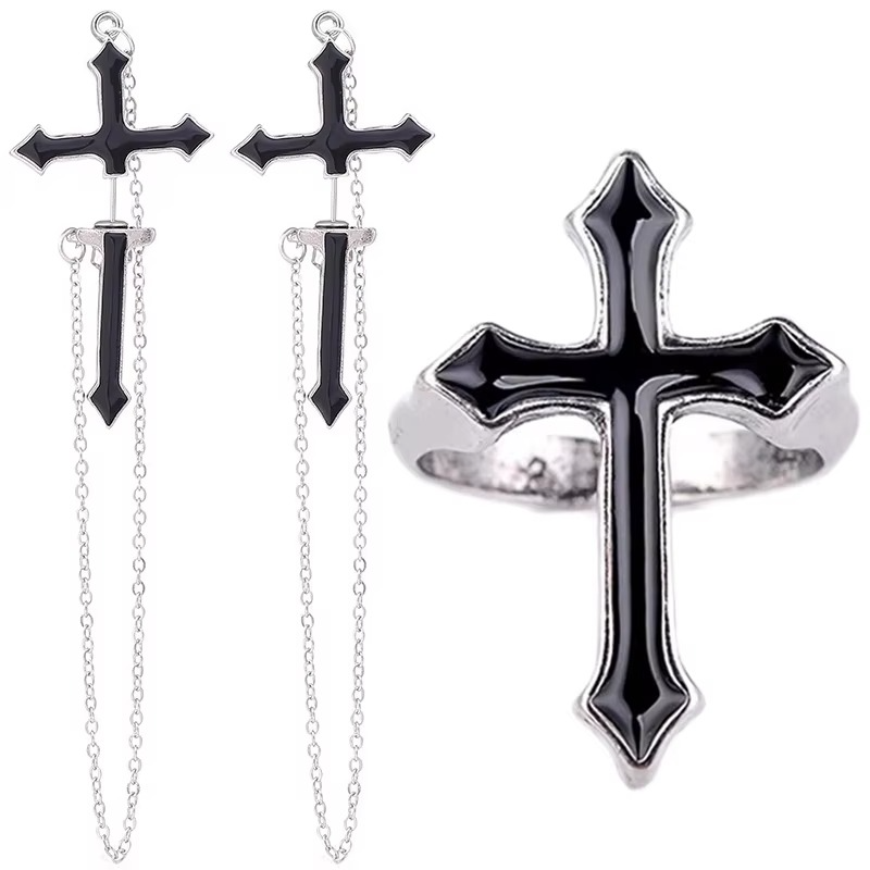 Cross Stud Earrings