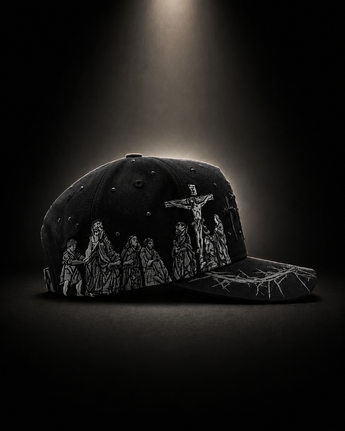 Crucifixion Black Cap