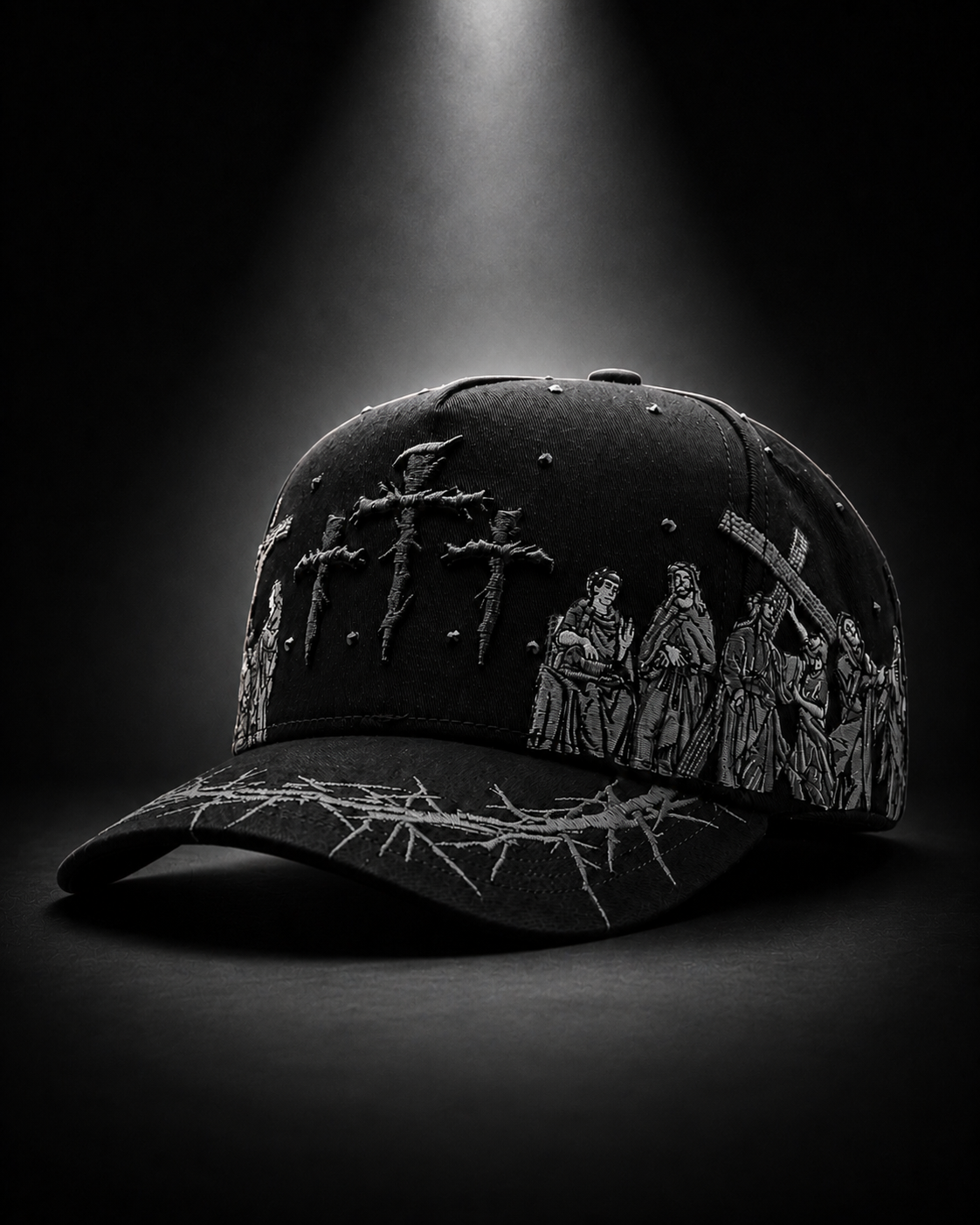 Crucifixion Black Cap