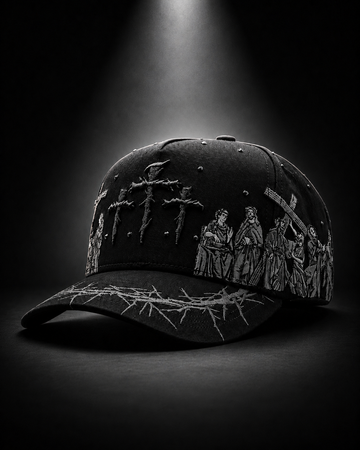 Crucifixion Black Cap