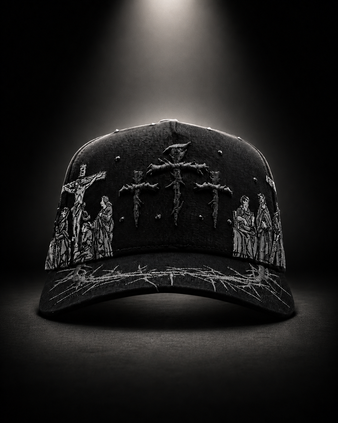 Crucifixion Black Cap