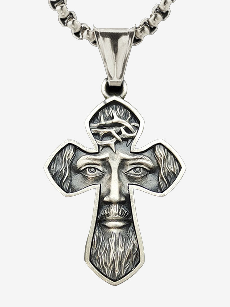 Godly Grind Cruciform Messiah Pendant Necklace