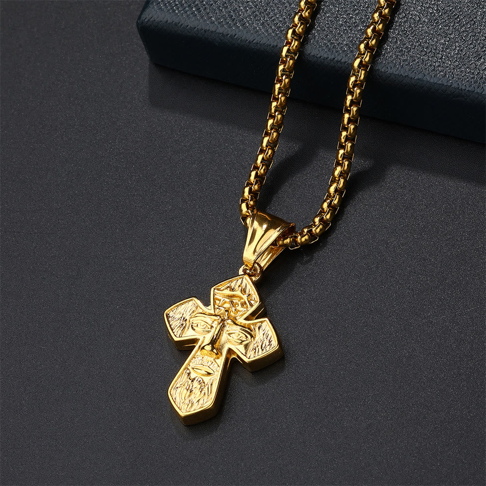 Godly Grind Cruciform Messiah Pendant Necklace