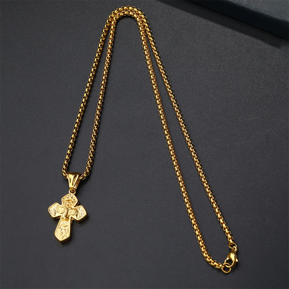 Godly Grind Cruciform Messiah Pendant Necklace