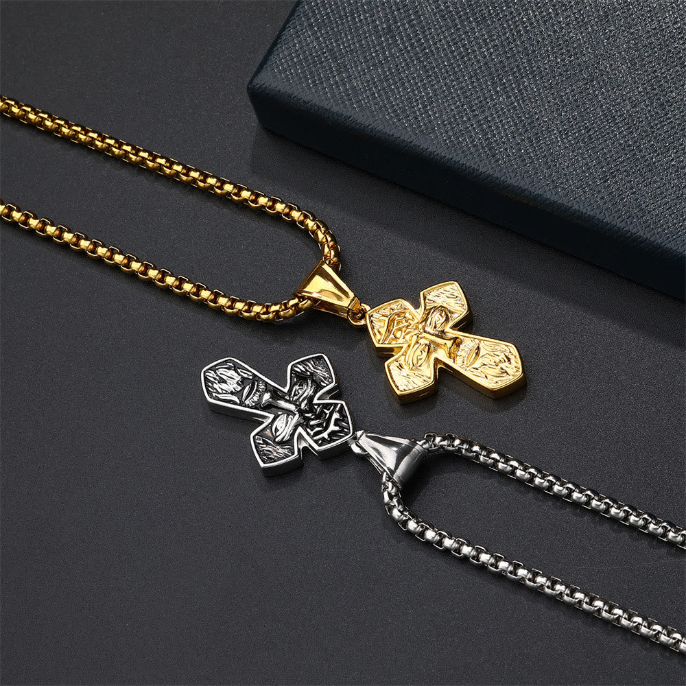 Godly Grind Cruciform Messiah Pendant Necklace
