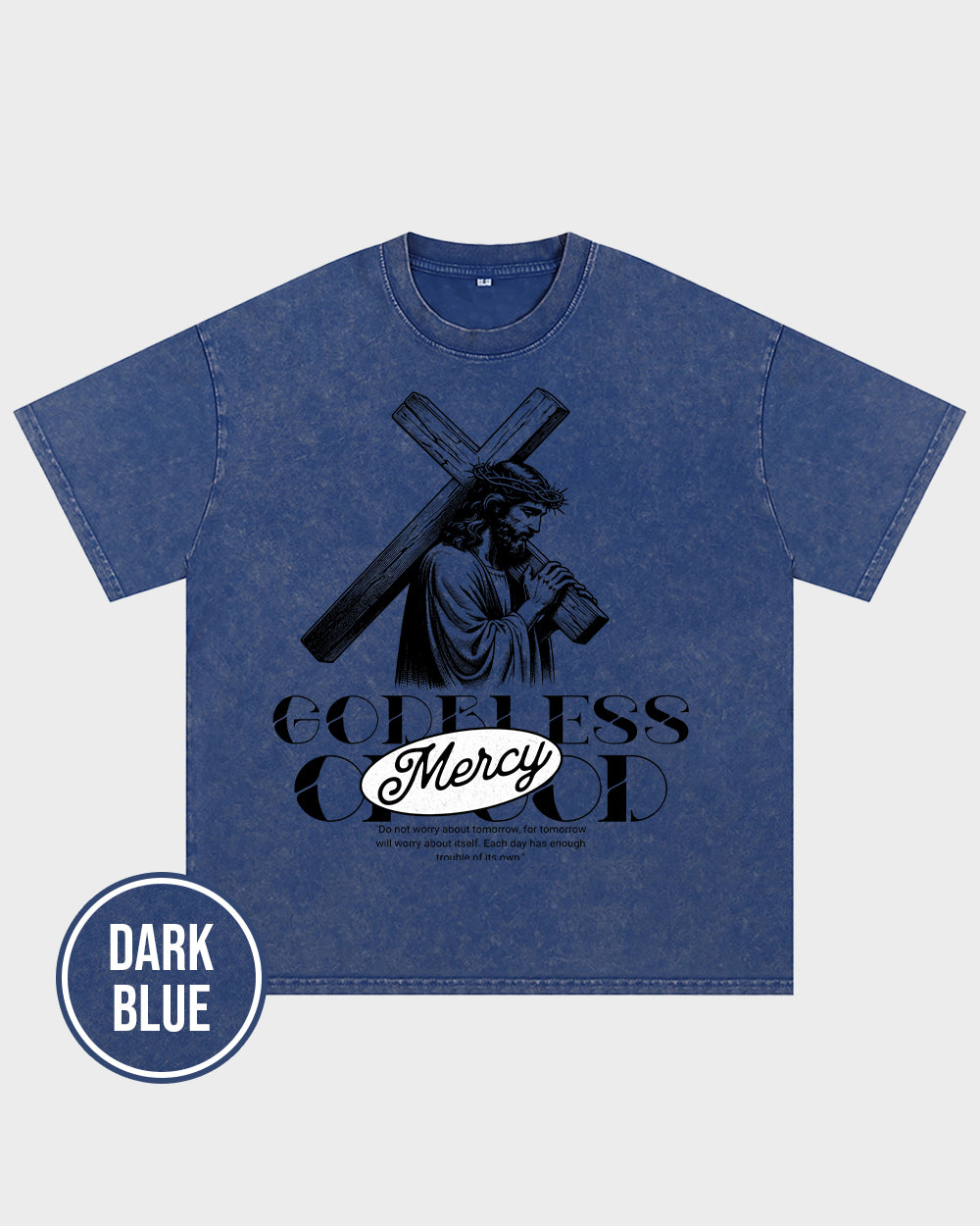 Godbless Mercy Of God Acid Wash Tshirt - Godlygrind
