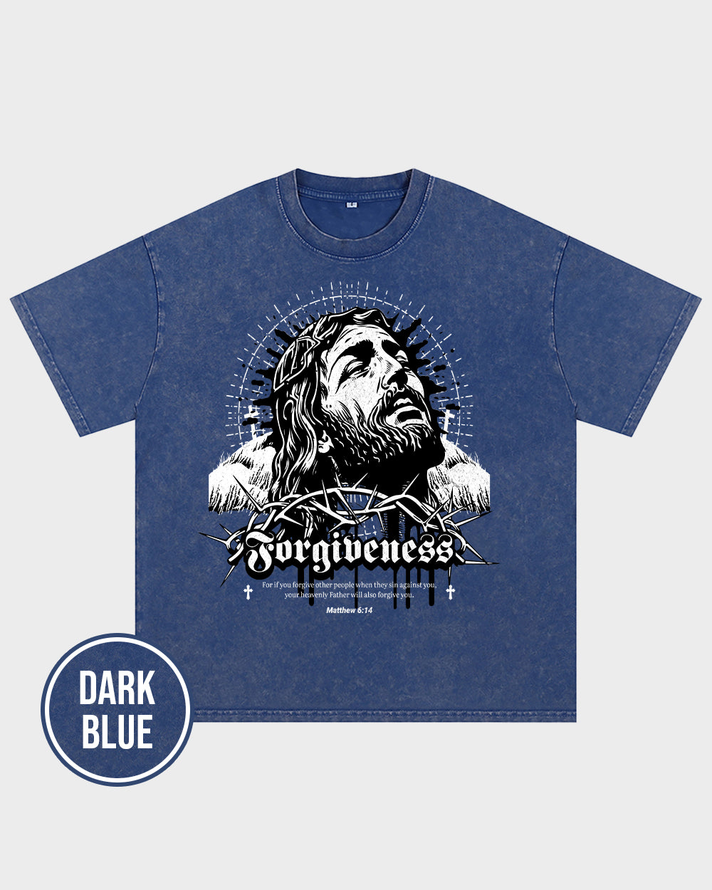 Forgiveness Acid Wash Tshirt - Godlygrind