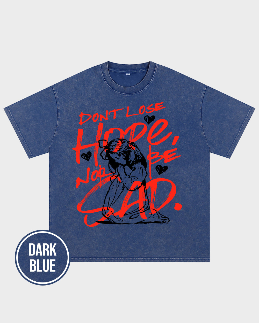 Faith-Don't lose hope Acid Wash Tshirt - Godlygrind