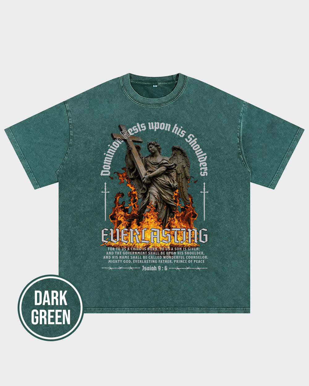 Everlasting Acid Wash Tshirt - Godlygrind