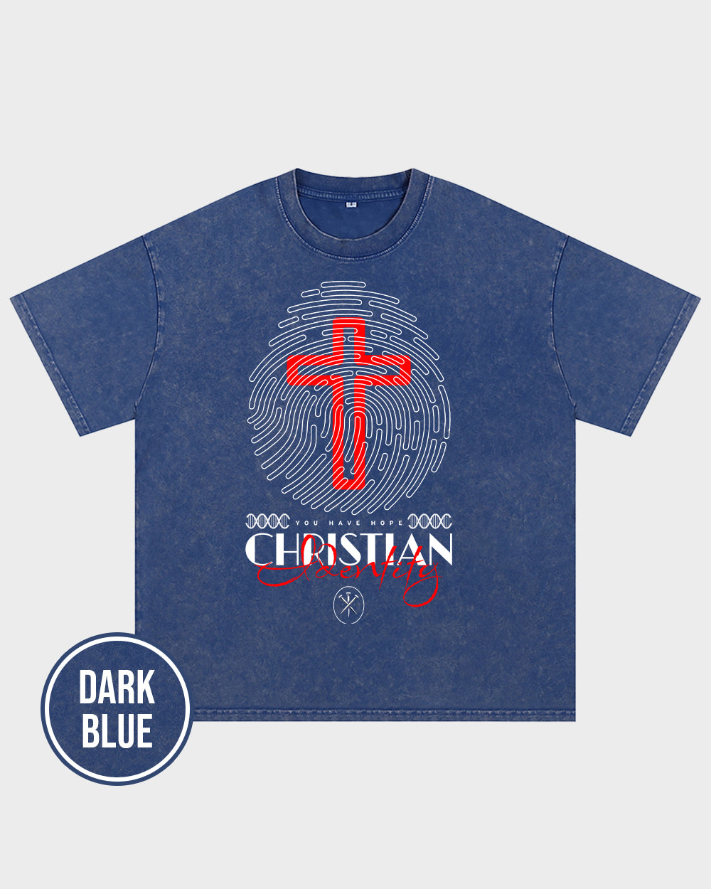 Chistian Identity Acid Wash Tshirt - Godlygrind