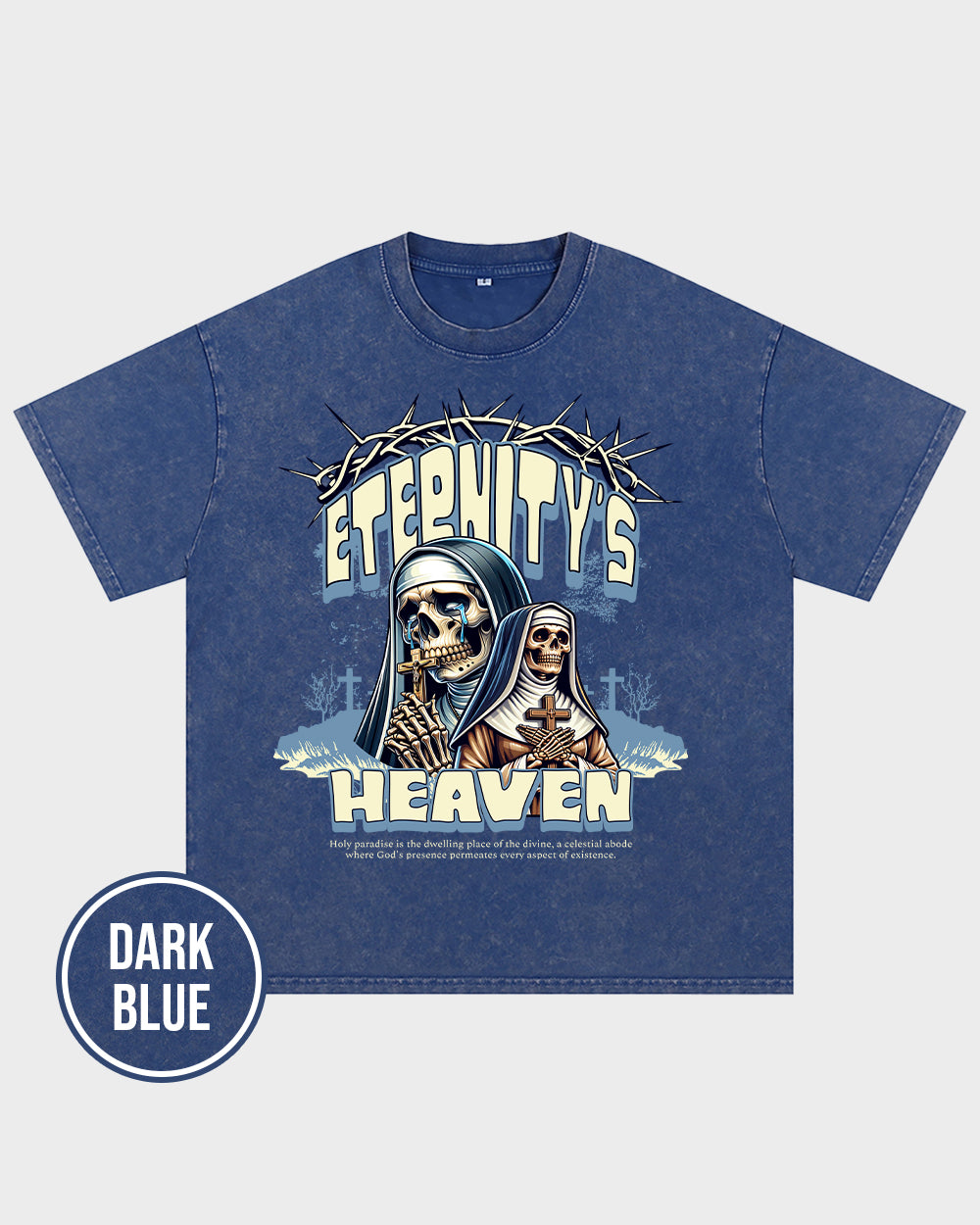 Eternity's Heaven Acid Wash Tshirt - Godlygrind