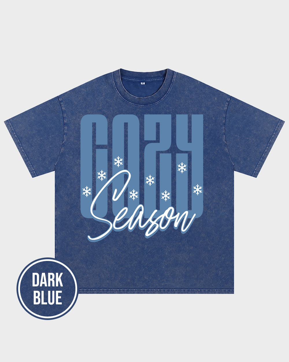 Cozy Season Acid Wash Tshirt - Godlygrind