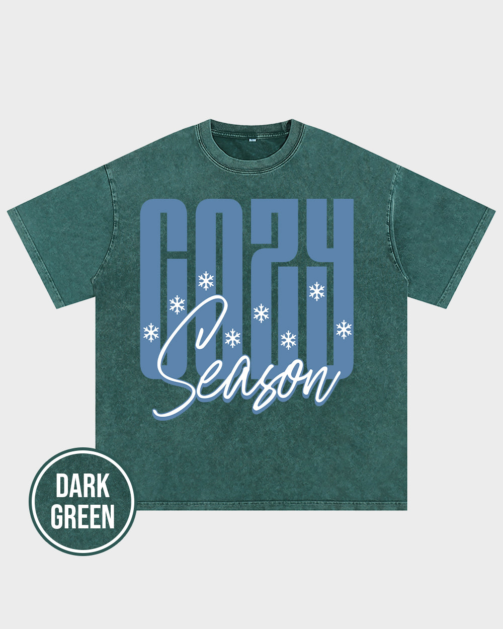 Cozy Season Acid Wash Tshirt - Godlygrind
