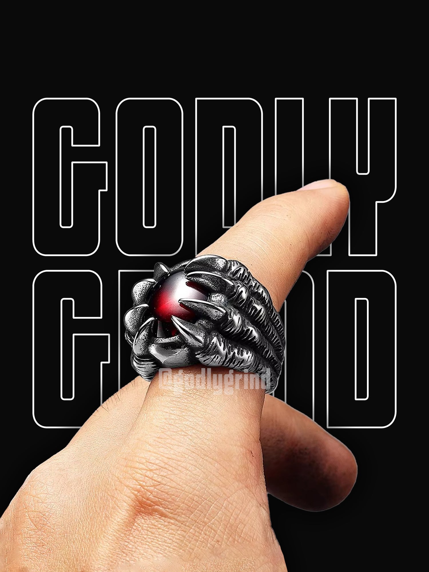 Devil Dragon Claw Ring
