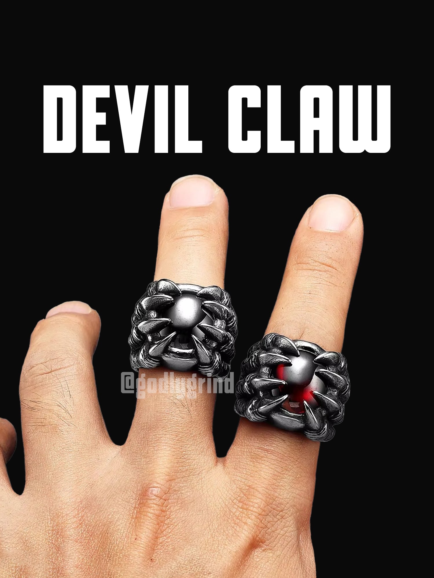 Devil Dragon Claw Ring