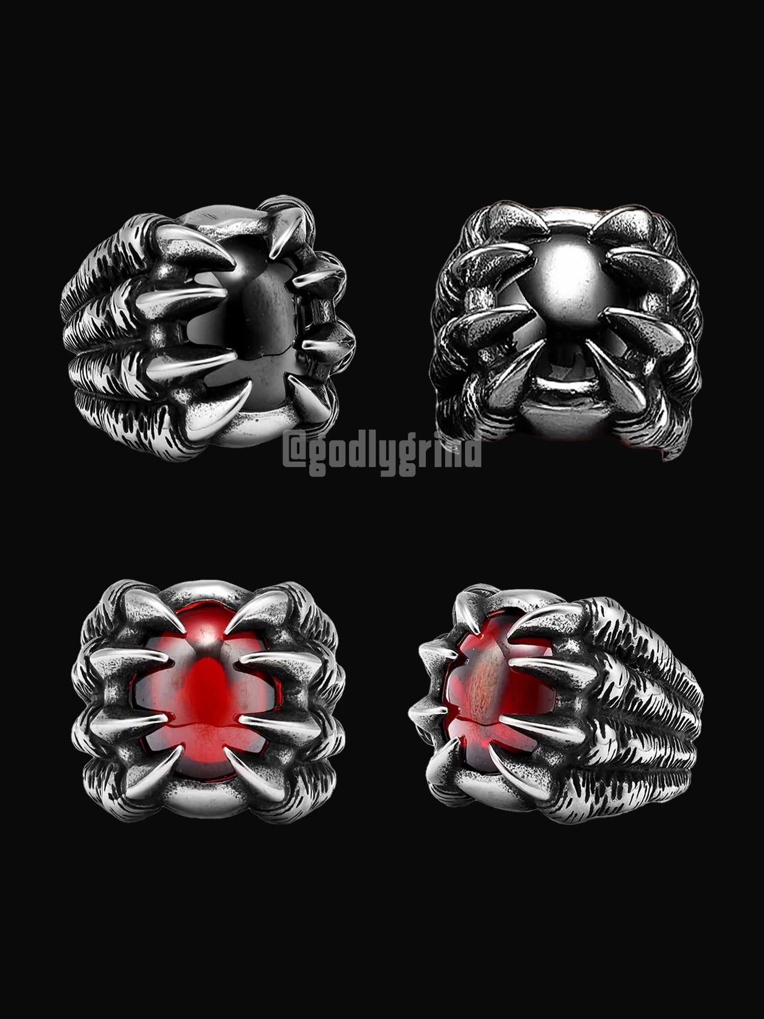Devil Dragon Claw Ring