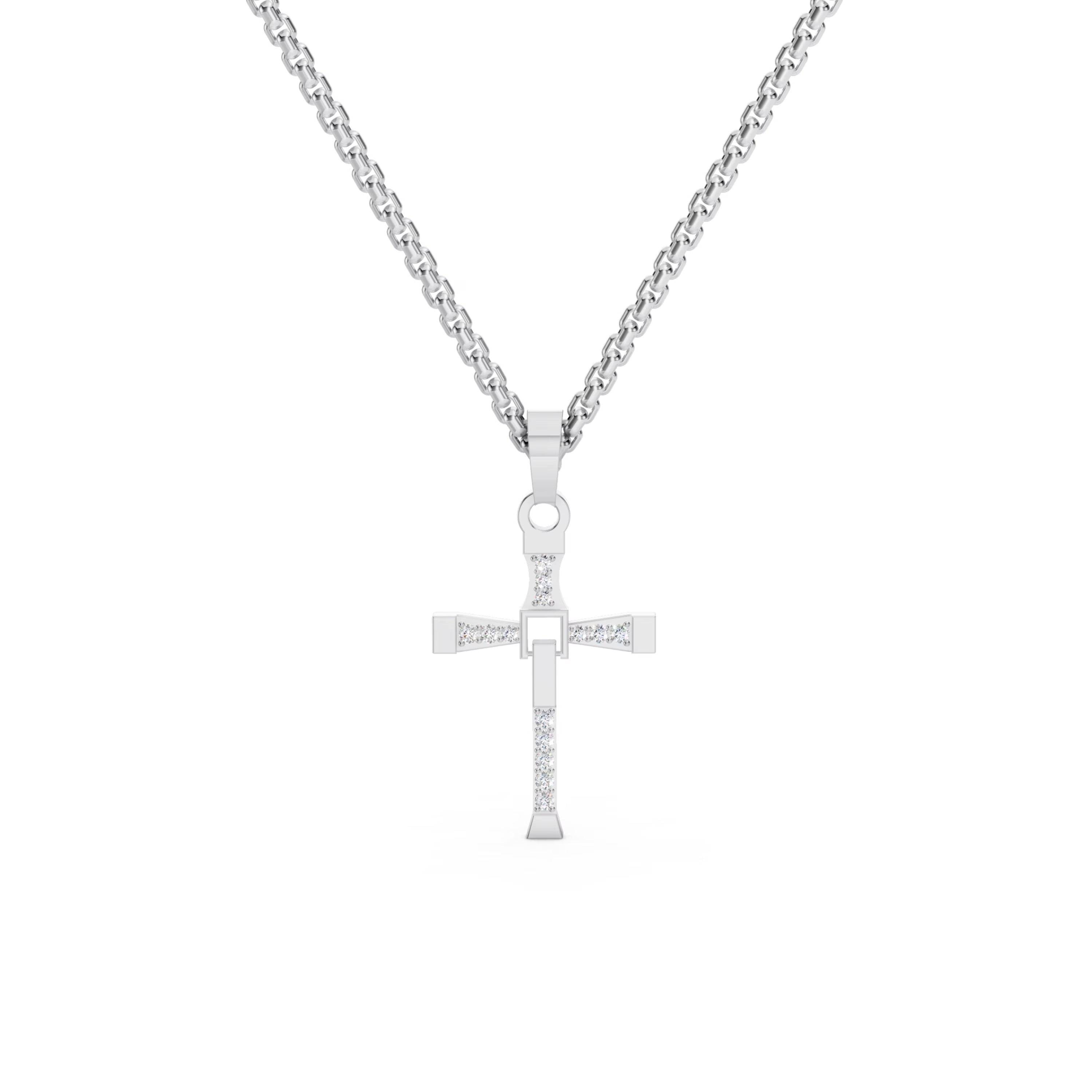 Dynamic Cross Pendant Necklace