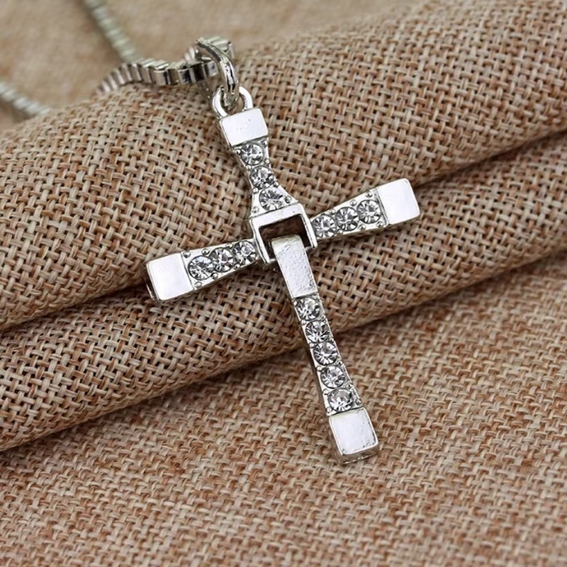 Dynamic Cross Pendant Necklace