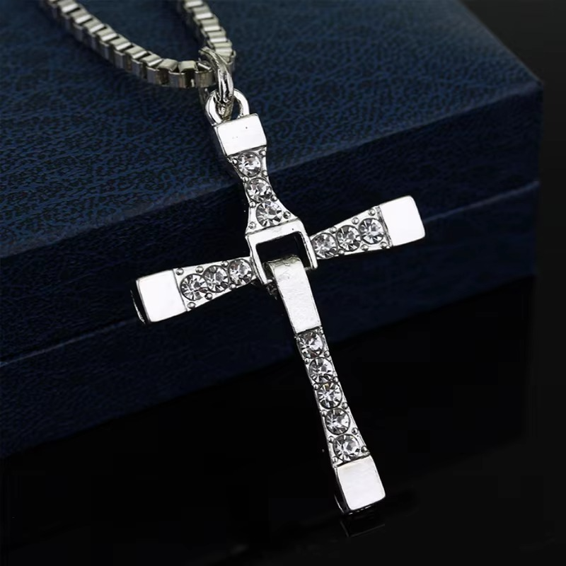 Dynamic Cross Pendant Necklace
