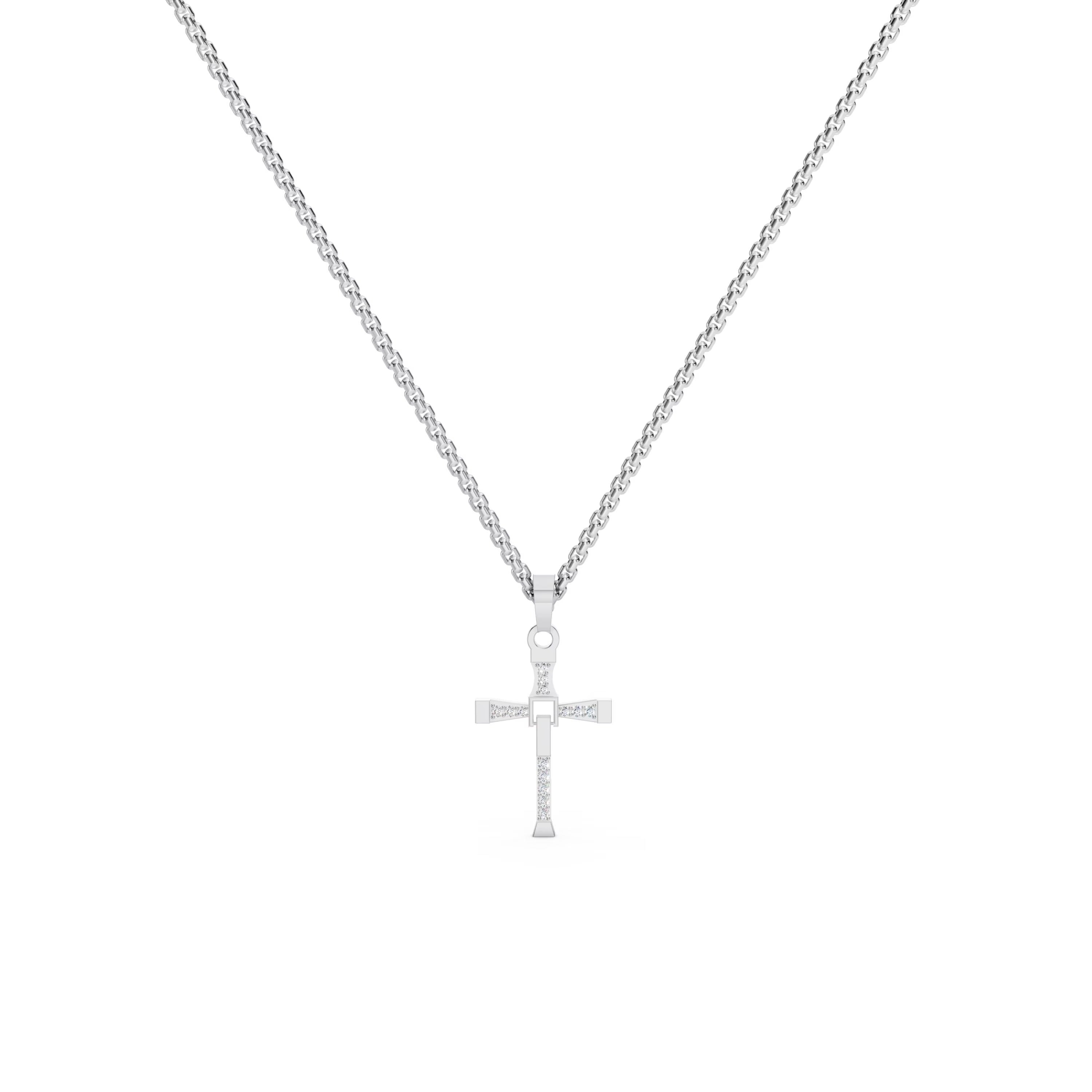 Dynamic Cross Pendant Necklace