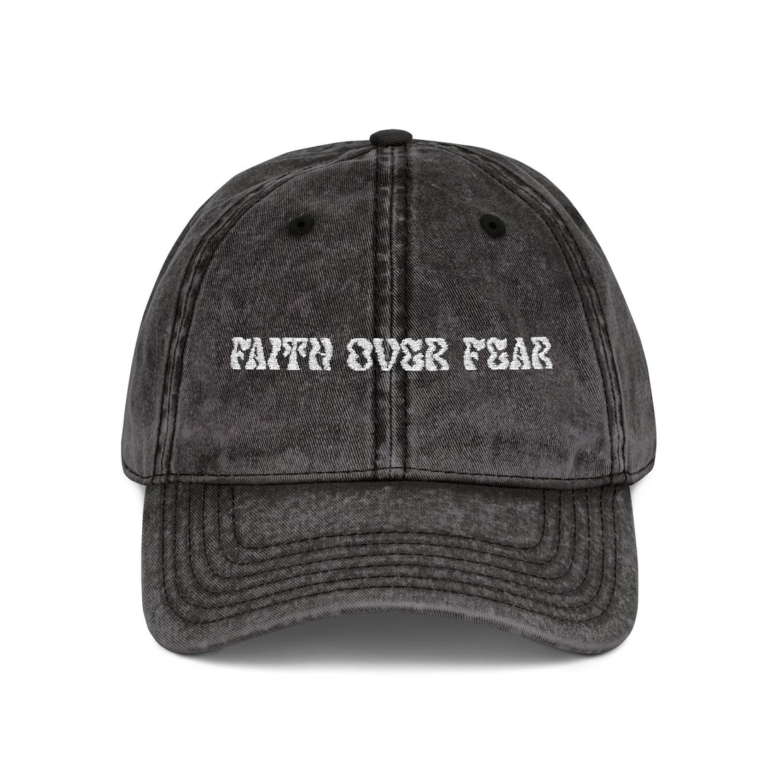 Faith Over Fear Vintage Cap - Godlygrind