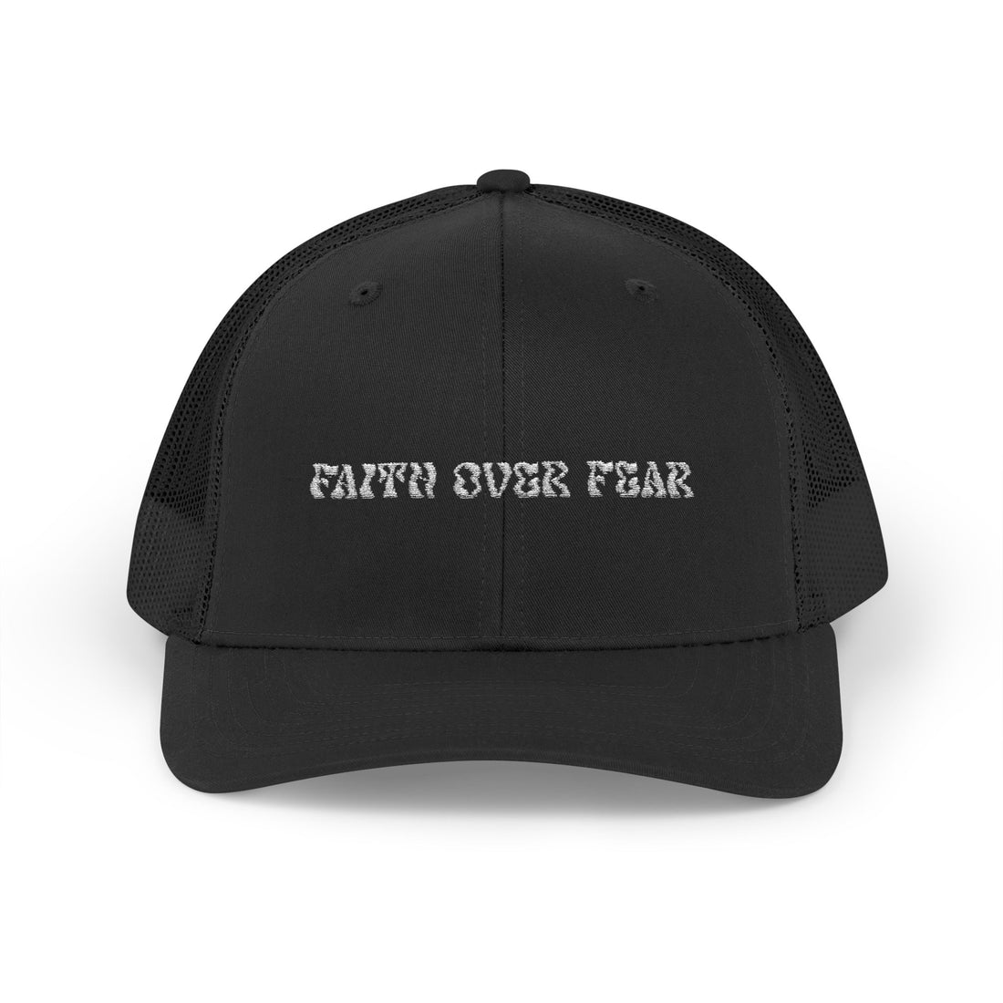 Faith Over Fear Snapback Trucker Cap - Godlygrind