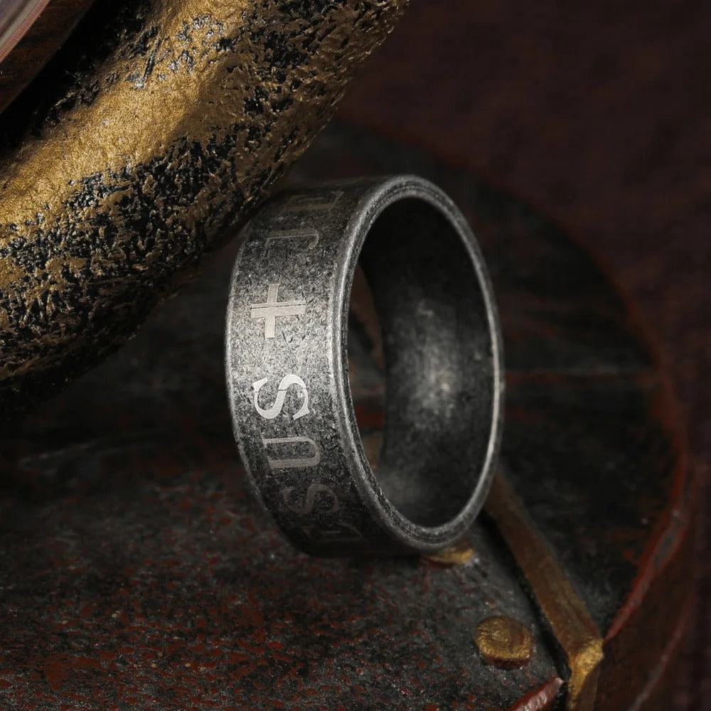 Godly Grind Minimalist Jesus Ring