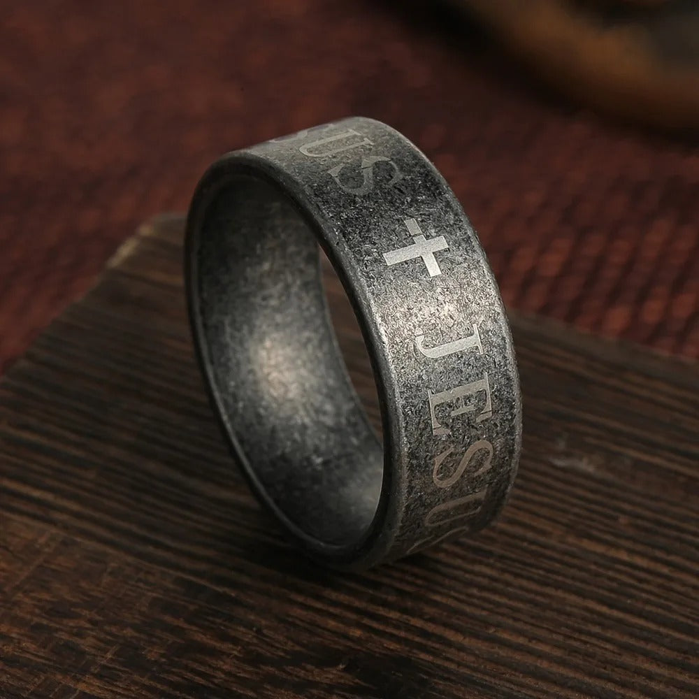 Godly Grind Minimalist Jesus Ring